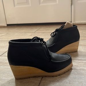 Black Ecote Cowhide Boots